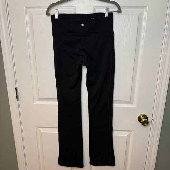 Athleta Altitude Flare Pant in Polartec Power Stretch Size Small Black GUC - Picture 5 of 7